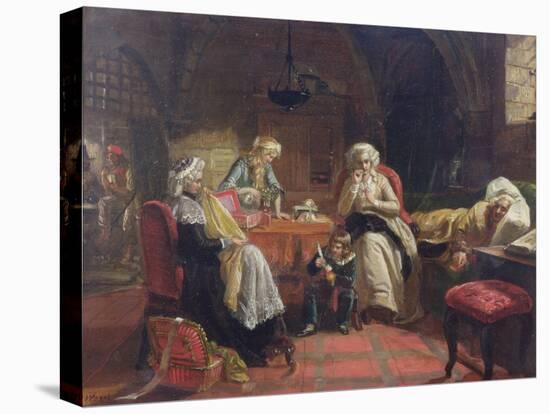 The Royal Family of France in the Temple-Edward Matthew Ward-Premier Image Canvas