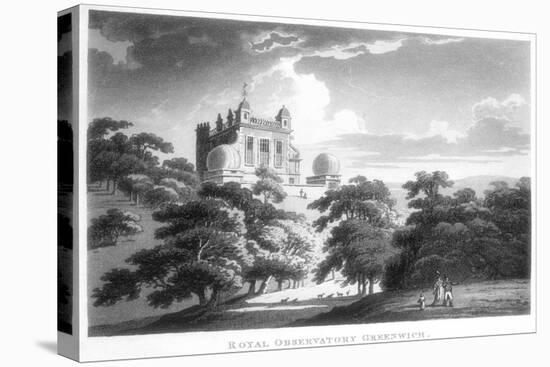 The Royal Greenwich Observatory, Flamsteed House, Greenwich Park, London, C1820-null-Premier Image Canvas