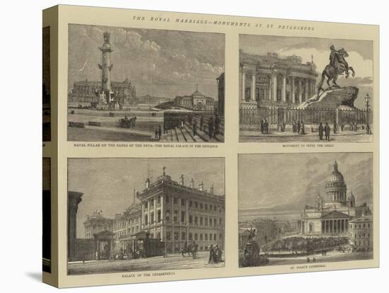 The Royal Marriage, Monuments at St Petersburg-null-Premier Image Canvas