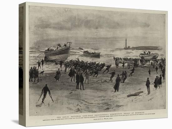 The Royal National Life-Boat Institution's Competitive Trials at Montrose-William Lionel Wyllie-Premier Image Canvas