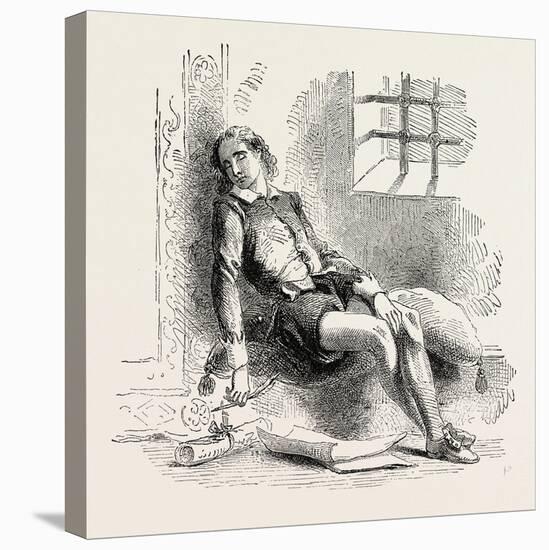 The Royal Poet in His Prison-null-Premier Image Canvas