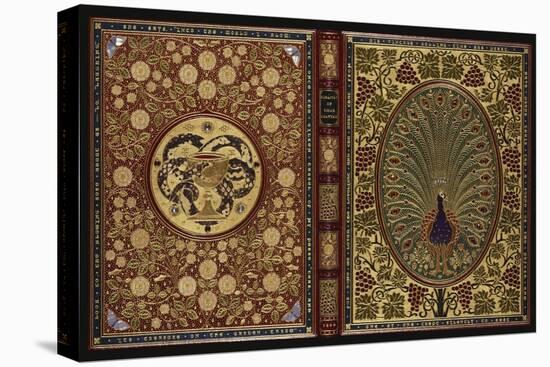 The Rubaiyat of Omar Khayyam.  a Magnificent Jewelled 'Peacock' Binding with 34 Stones and 408…-null-Premier Image Canvas