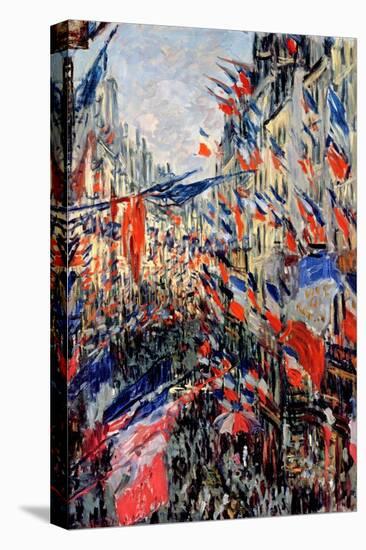 The Rue Saint-Denis, Celebration of June 30, 1878-Claude Monet-Premier Image Canvas