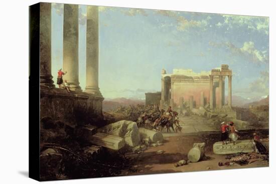 The Ruins of the Temple of the Sun at Baalbec, 1861-David Roberts-Premier Image Canvas