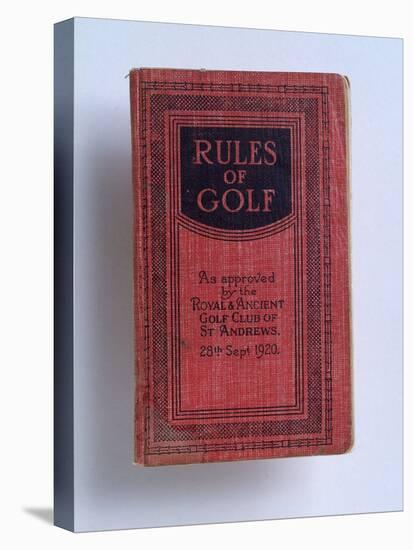 The Rules of Golf, 1920-Unknown-Premier Image Canvas