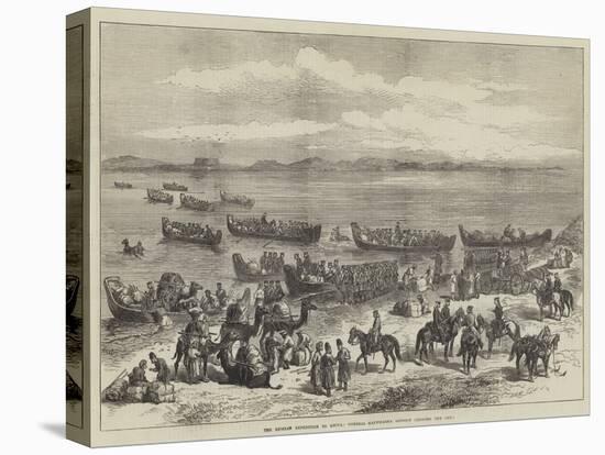 The Russian Expedition to Khiva, General Kaufmanns Division Crossing the Oxus-null-Premier Image Canvas