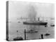 The S.S. Imperator in New York Harbor-A. Loeffler-Premier Image Canvas