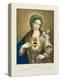 The Sacred Heart of Mary, Published by Fr. Wentzel, Weissenburg, 1850-German School-Premier Image Canvas