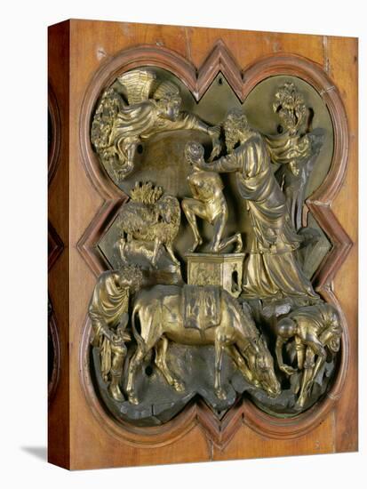 The Sacrifice of Isaac, Bronze Competition Relief for the Baptistry Doors, Florence, 1401-Filippo Brunelleschi-Premier Image Canvas