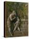 The Sacrifice of Isaac. Monochrome painting, imitation of a relief (around 1490)-Andrea Mantegna-Premier Image Canvas