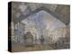 The Saint-Lazare Station, 1877-Claude Monet-Stretched Canvas