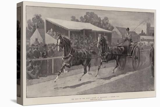 The Sale of the King's Horses at Wolferton, a Tandem Pair-John Charlton-Premier Image Canvas