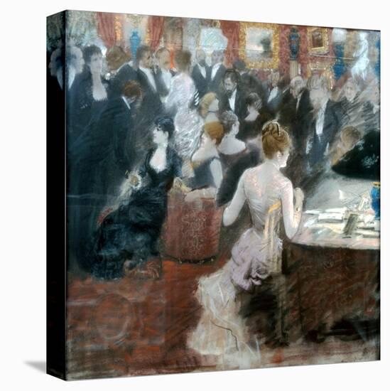 The Salon of Princess Mathilde-Giuseppe De Nittis-Premier Image Canvas