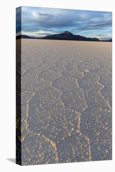 The salt flats near Coqueza, a small town near the Thunupa Volcano, Salar de Uyuni-Michael Nolan-Premier Image Canvas