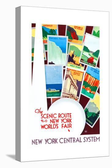 The Scenic Route To The New York World's Fair-Leslie Ragan-Stretched Canvas