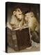 The Scholars, 19Th Century (Painting)-Gabriel Max-Premier Image Canvas
