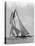 The Schooner Half Moon at Sail, 1910s-Edwin Levick-Stretched Canvas