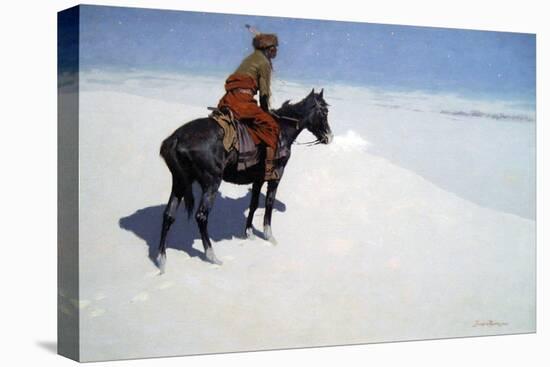 The Scout, Friends or Foes-Frederic Sackrider Remington-Stretched Canvas