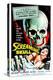 The Screaming Skull, 1958-null-Stretched Canvas