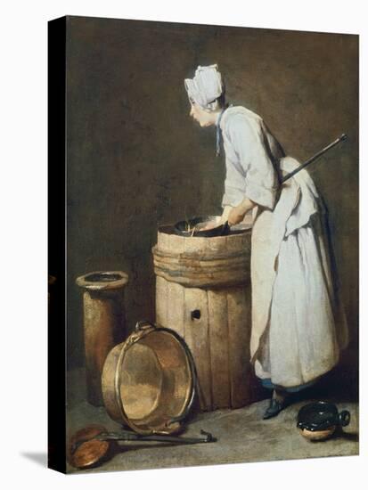 The Scullery Maid, 1738-Jean-Baptiste Simeon Chardin-Premier Image Canvas