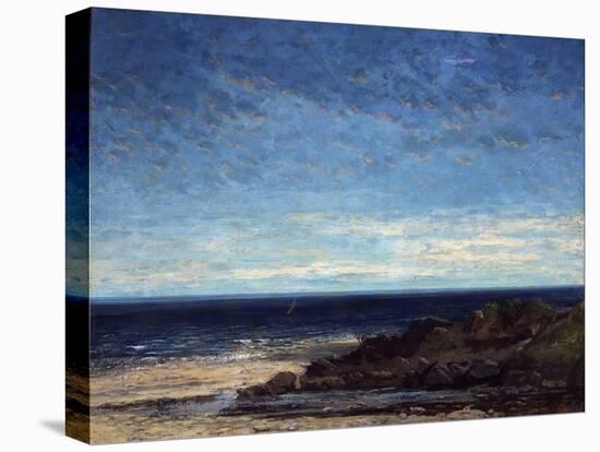 The Sea, 1867-Gustave Courbet-Premier Image Canvas