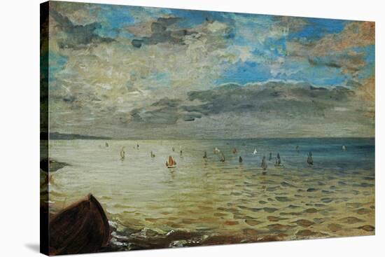 The Sea Seen from Dieppe, Ca-Eugene Delacroix-Premier Image Canvas