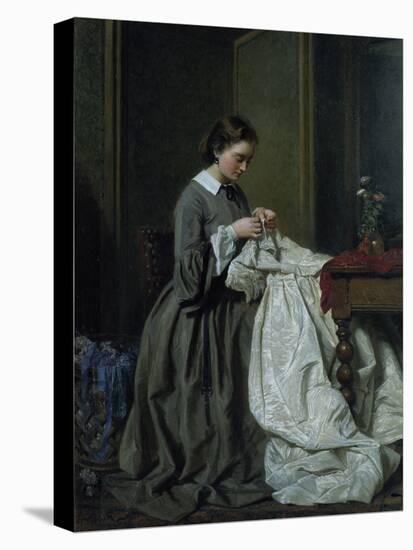 The Seamstress-Charles Baugniet-Premier Image Canvas