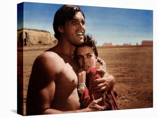 The Searchers, Jeffrey Hunter, Natalie Wood, 1956-null-Stretched Canvas