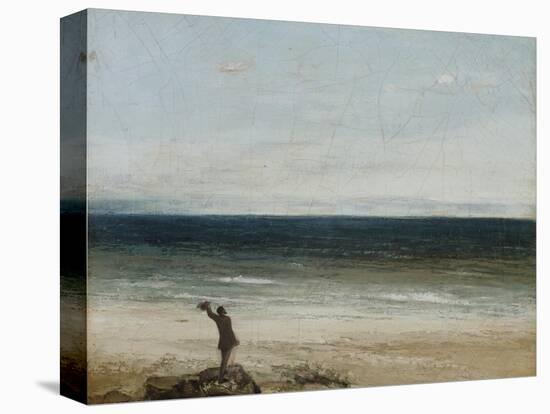 The Seashore at Palavas, 1854-Gustave Courbet-Premier Image Canvas