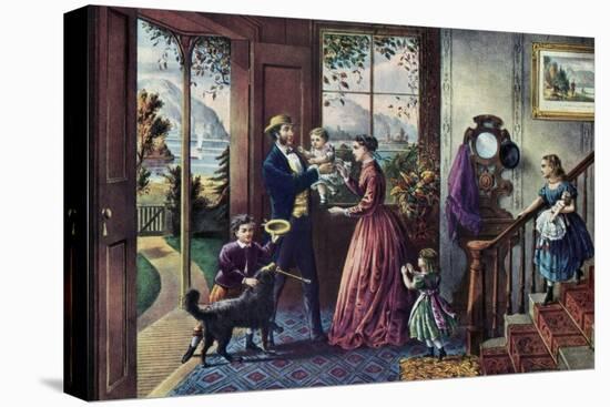 The Season of Strength, Middle Age, 1868-Currier & Ives-Premier Image Canvas