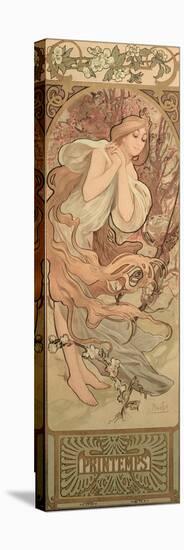 The Seasons: Spring, 1897-Alphonse Mucha-Premier Image Canvas