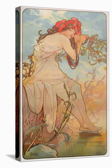 The Seasons: Summer, 1896-Alphonse Mucha-Premier Image Canvas