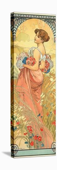 The Seasons: Summer, 1900-Alphonse Mucha-Premier Image Canvas