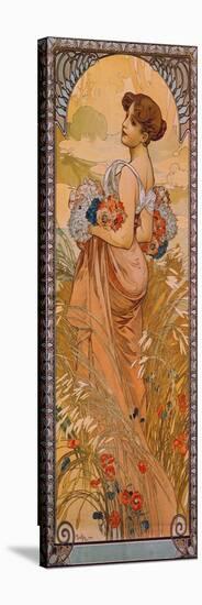 The Seasons: Summer, 1900-Alphonse Mucha-Premier Image Canvas