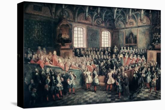 The Seat of Justice in the Parlement of Paris, 1723-Nicolas Lancret-Premier Image Canvas