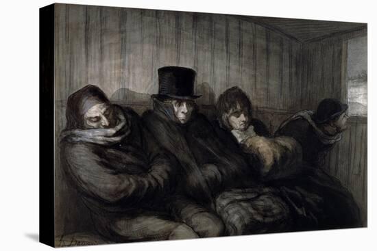 The Second Class Carriage, 1864-Honore Daumier-Premier Image Canvas