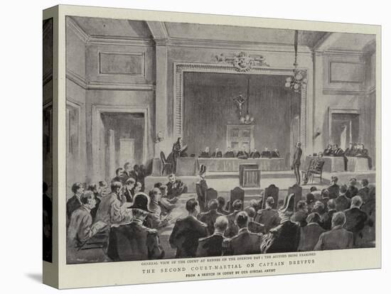 The Second Court-Martial on Captain Dreyfus-null-Premier Image Canvas