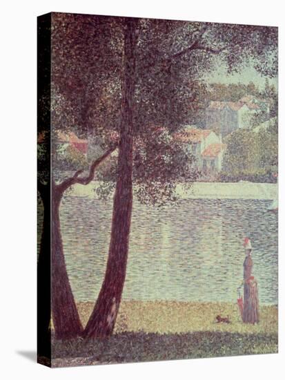 The Seine at Courbevoie, 1885-Georges Seurat-Premier Image Canvas