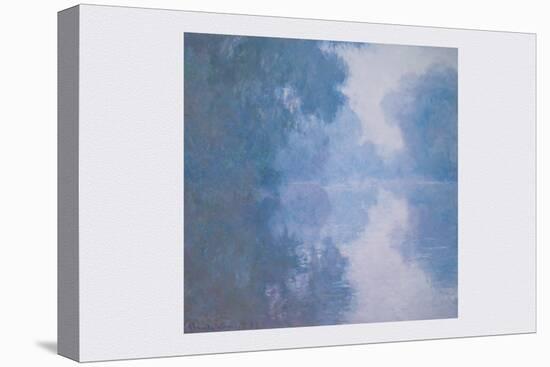 The Seine at Giverny, Morning Mists-Claude Monet-Stretched Canvas