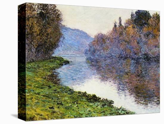 The Seine at Jenfosse, 1884-Claude Monet-Premier Image Canvas