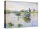 The Seine at Lavacourt, 1878 (oil on canvas)-Claude Monet-Premier Image Canvas