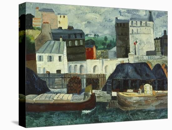 The Seine at Passy-Christopher Wood-Premier Image Canvas