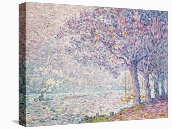 The Seine at St. Cloud, La Seine a St. Cloud, 1903-Paul Signac-Premier Image Canvas