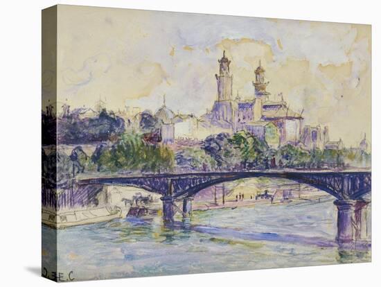 The Seine in front of the Trocadero-Henri Edmond Cross-Premier Image Canvas