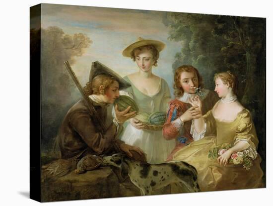 The Sense of Smell, c.1744-47-Philippe Mercier-Premier Image Canvas