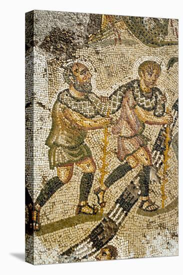 The servants, Mosaic, New House Of Hunt, Bulla Regia Archaeological Site-Nico Tondini-Premier Image Canvas