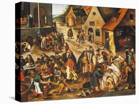 The Seven Acts of Mercy-Pieter Bruegel the Elder-Premier Image Canvas