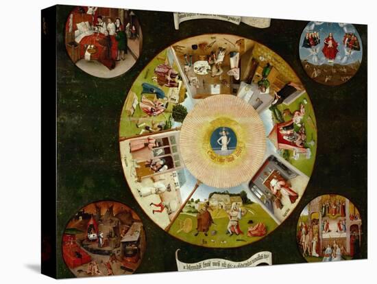 The Seven Deadly Sins And the Four Last Things, Ca. 1500-Hieronymus Bosch-Premier Image Canvas