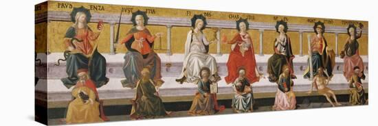 The Seven Virtues, C. 1450-Francesco Di Stefano Pesellino-Premier Image Canvas