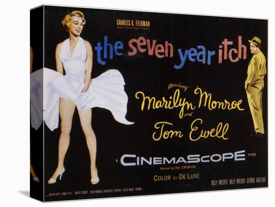 The Seven Year Itch, 1955-null-Stretched Canvas